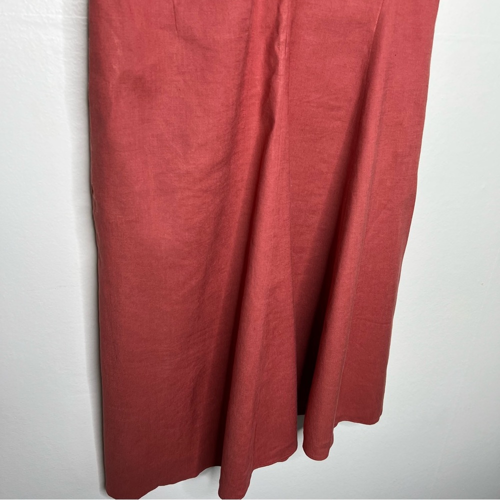 Theory Tadayon Stretch Midi Dress V-Neck Sz 4 - Picture 3 of 8
